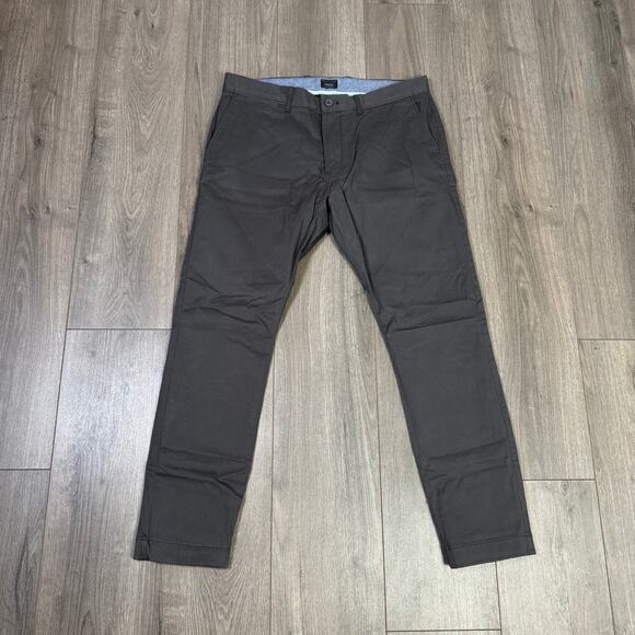 J.Crew 250 Skinny Fit Core Stretch Chino Pants Mens SZ W34 L30 Gray AB613 Twill - Picture 5 of 10